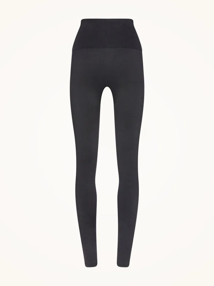 Wolford The WOW Wonderful Leggings Black Logo Women Athleisure Leggings