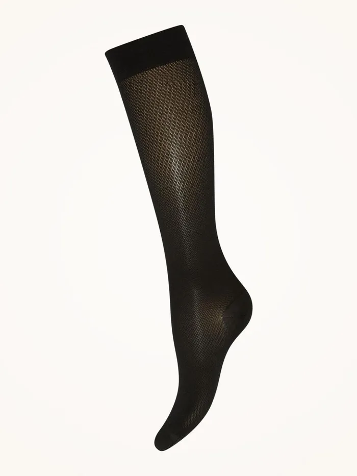 Wolford Travel KneeHighs Black Women ThighHighs and KneeHighs