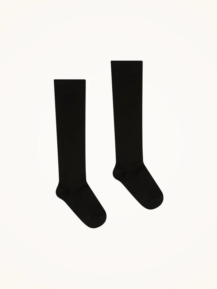 Wolford Travel KneeHighs Black Women ThighHighs and KneeHighs