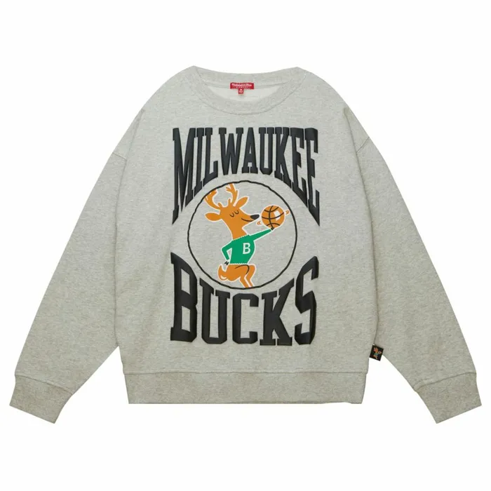 Women039s Hoodies and Sweatshirts Mitchell and Ness Women039s Logo LT Crew 30 Milwaukee Bucks Women039s Hoodies and Sweatshirts Mitchell and Ness Women039s Logo LT Crew 30 Milwaukee Bucks