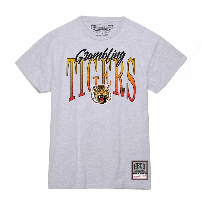 Women039s TShirts and Tops Mitchell and Ness Women039s Script Arc Tee Grambling State University Women039s TShirts and Tops Mitchell and Ness Women039s Script Arc Tee Grambling State University