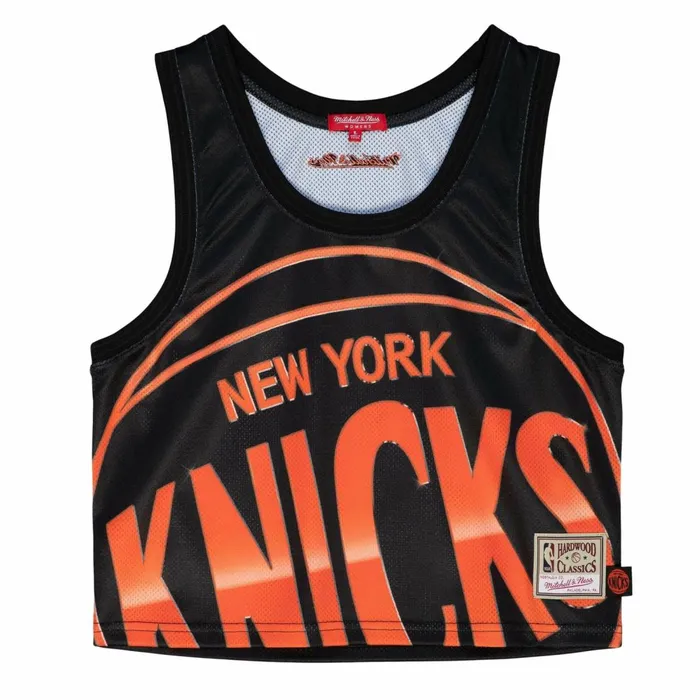 Women039s TShirts and Tops Mitchell and Ness Womens Big Face 40 Crop Tank New York Knicks Women039s TShirts and Tops Mitchell and Ness Womens Big Face 40 Crop Tank New York Knicks
