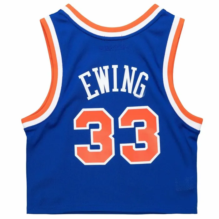 Women039s TShirts and Tops Mitchell and Ness Womens NandN Crop Tank New York Knicks 1991 Patrick Ewing Women039s TShirts and Tops Mitchell and Ness Womens NandN Crop Tank New York Knicks 1991 Patrick Ewing