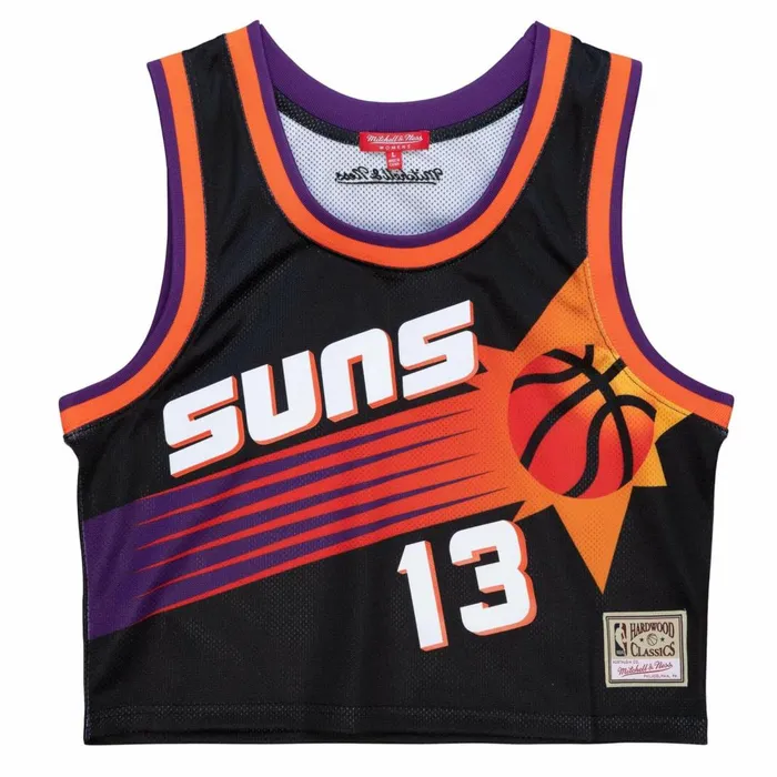 Women039s TShirts and Tops Mitchell and Ness Womens NandN Crop Tank Phoenix Suns 1996 Steve Nash Women039s TShirts and Tops Mitchell and Ness Womens NandN Crop Tank Phoenix Suns 1996 Steve Nash
