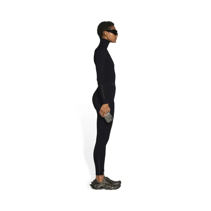 Women Activewear Balenciaga Athletic Leggings In Black