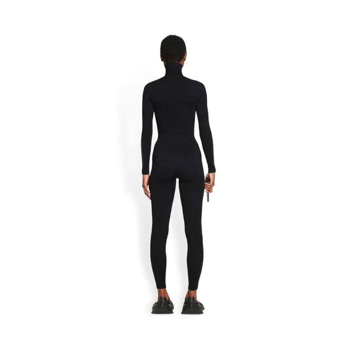 Women Activewear Balenciaga Athletic Leggings In Black