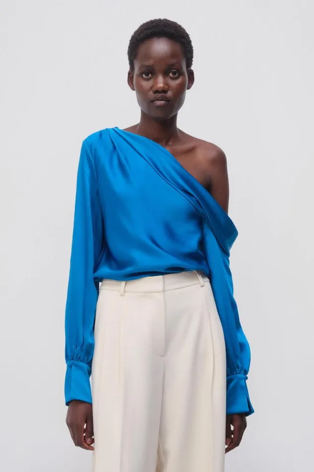Women Alice Top Phthalo Blue Jonathan Simkhai Tops and Bodysuits