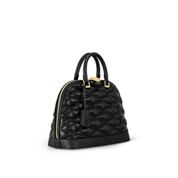 Women Alma Bag Louis Vuitton Louis Vuitton Black Lamb Leather M23688 Alma PM 8211 Louis Vuitton Handbag Store