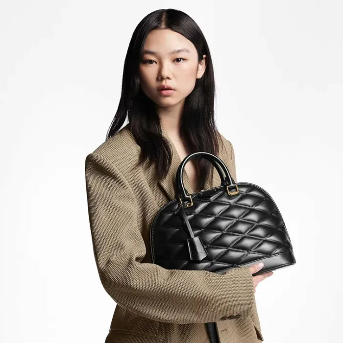 Women Alma Bag Louis Vuitton Louis Vuitton Black Lamb Leather M23688 Alma PM 8211 Louis Vuitton Handbag Store