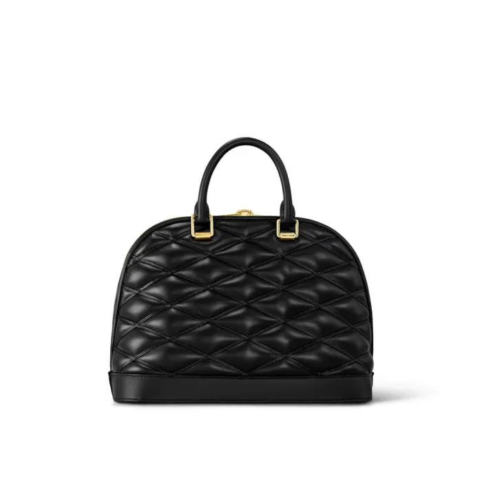 Women Alma Bag Louis Vuitton Louis Vuitton Black Lamb Leather M23688 Alma PM 8211 Louis Vuitton Handbag Store