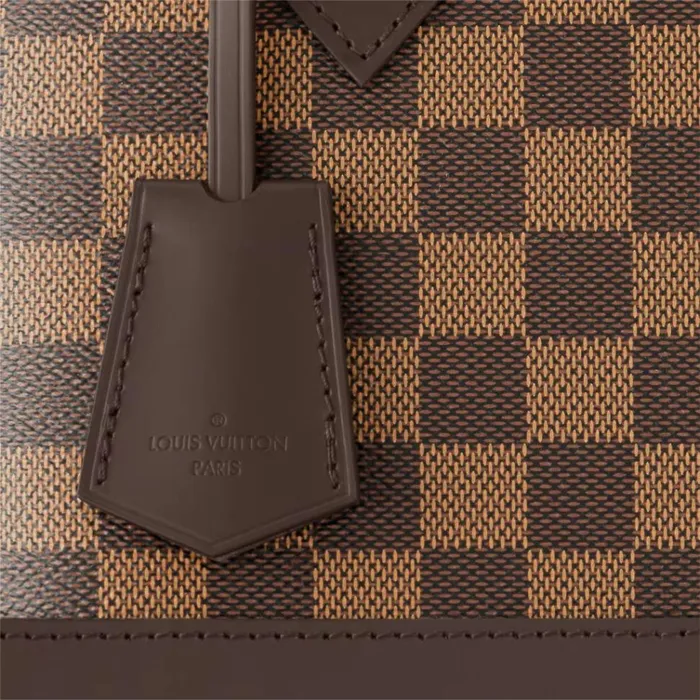 Women Alma Bag Louis Vuitton Louis Vuitton Damier Ebene Coated Canvas N40447 Braided Alma BB 8211 Louis Vuitton Handbag Store