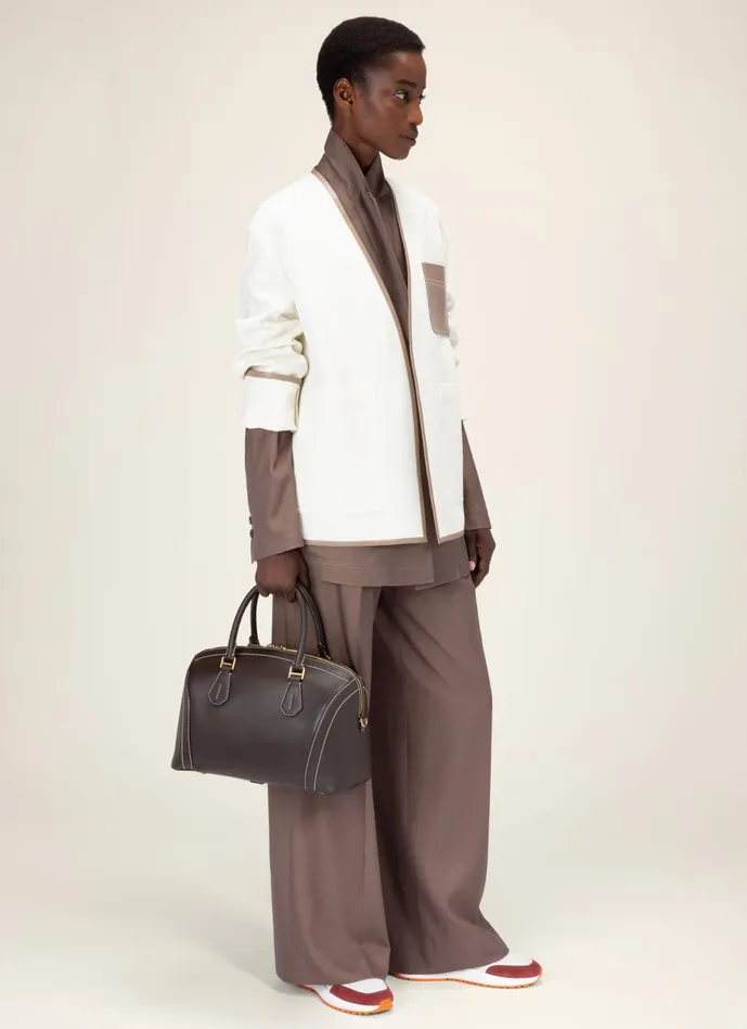 Women Bally Outerwear Painter Jacket 8211 Cotton Outerwear In Bone