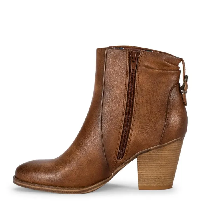Women Baretraps Booties Charee Block Heel Bootie Brush Brown Women Baretraps Booties Charee Block Heel Bootie Brush Brown