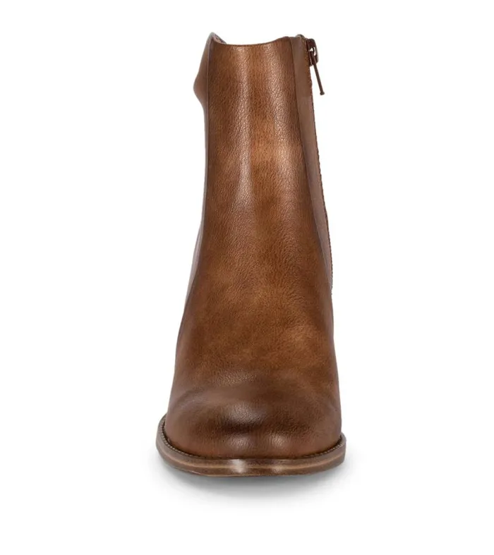 Women Baretraps Booties Charee Block Heel Bootie Brush Brown Women Baretraps Booties Charee Block Heel Bootie Brush Brown