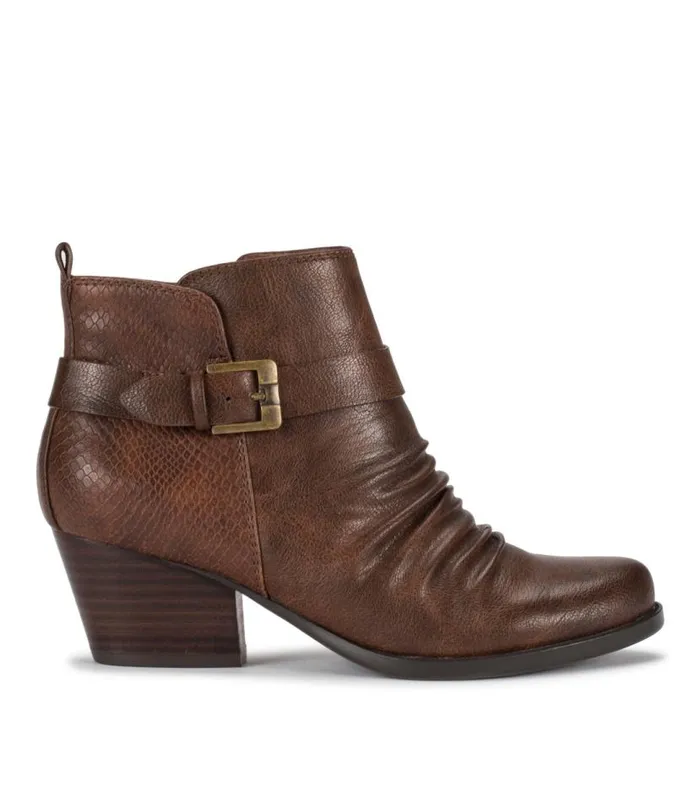 Women Baretraps Booties Rebel Block Heel Bootie Dark Brown Women Baretraps Booties Rebel Block Heel Bootie Dark Brown