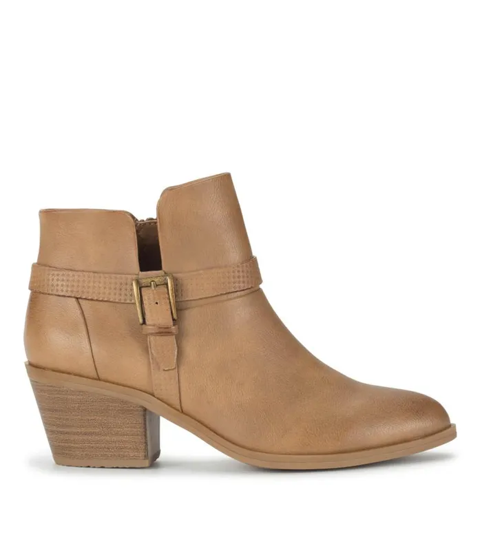 Women Baretraps Booties Santos Block Heel Bootie Salted Caramel Women Baretraps Booties Santos Block Heel Bootie Salted Caramel