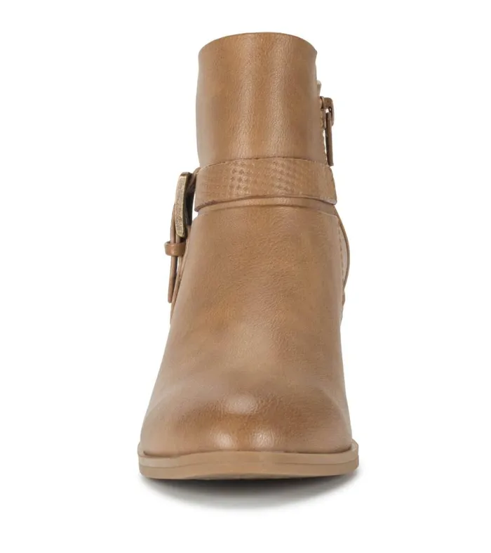 Women Baretraps Booties Santos Block Heel Bootie Salted Caramel Women Baretraps Booties Santos Block Heel Bootie Salted Caramel