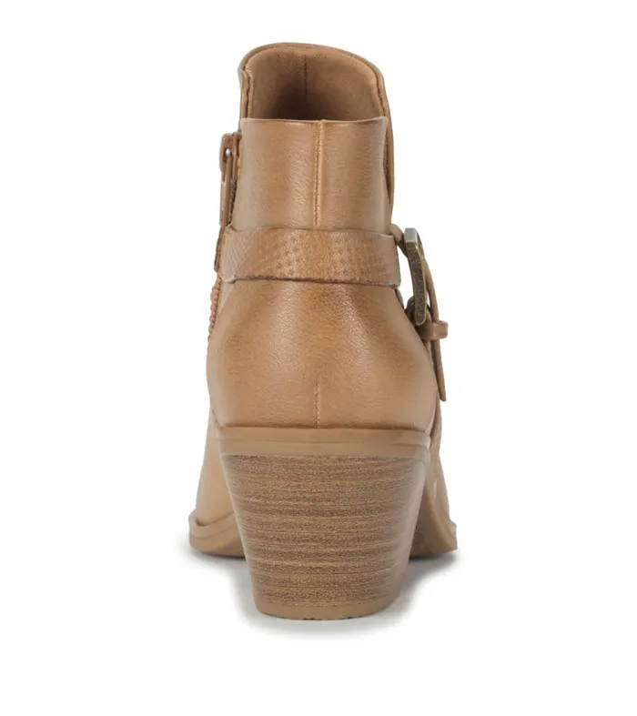 Women Baretraps Booties Santos Block Heel Bootie Salted Caramel Women Baretraps Booties Santos Block Heel Bootie Salted Caramel