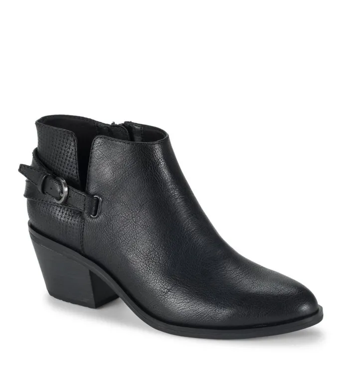 Women Baretraps Booties Shannen Block Heel Bootie Black