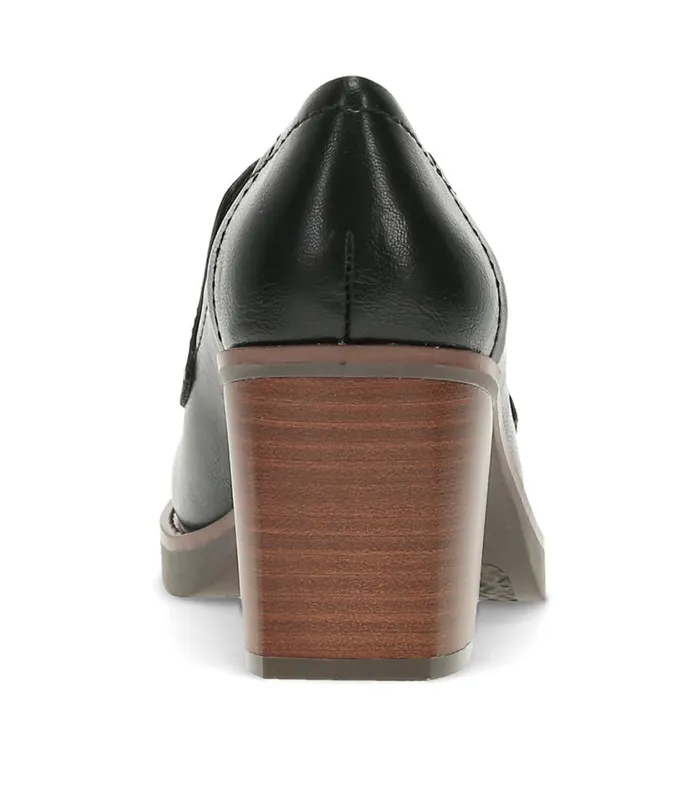 Women Baretraps Dress Shoes Gretel Block Heel Loafer Black Women Baretraps Dress Shoes Gretel Block Heel Loafer Black