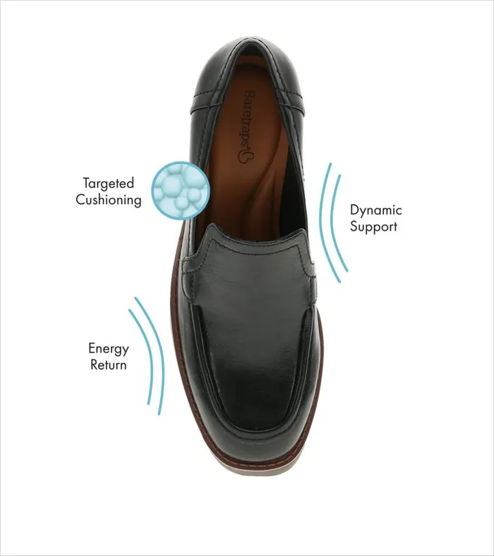 Women Baretraps Dress Shoes Gretel Block Heel Loafer Black Women Baretraps Dress Shoes Gretel Block Heel Loafer Black