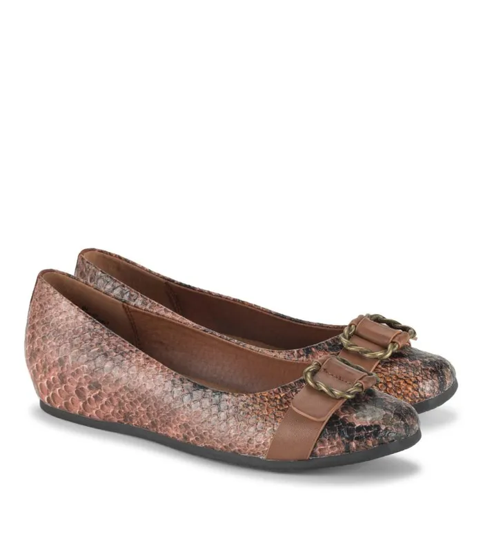Women Baretraps Flats and Loafers Colette Flat Oak Women Baretraps Flats and Loafers Colette Flat Oak