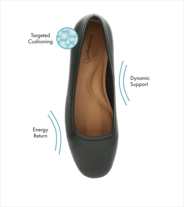 Women Baretraps Flats and Loafers Covette Wedge Slip On Black Women Baretraps Flats and Loafers Covette Wedge Slip On Black