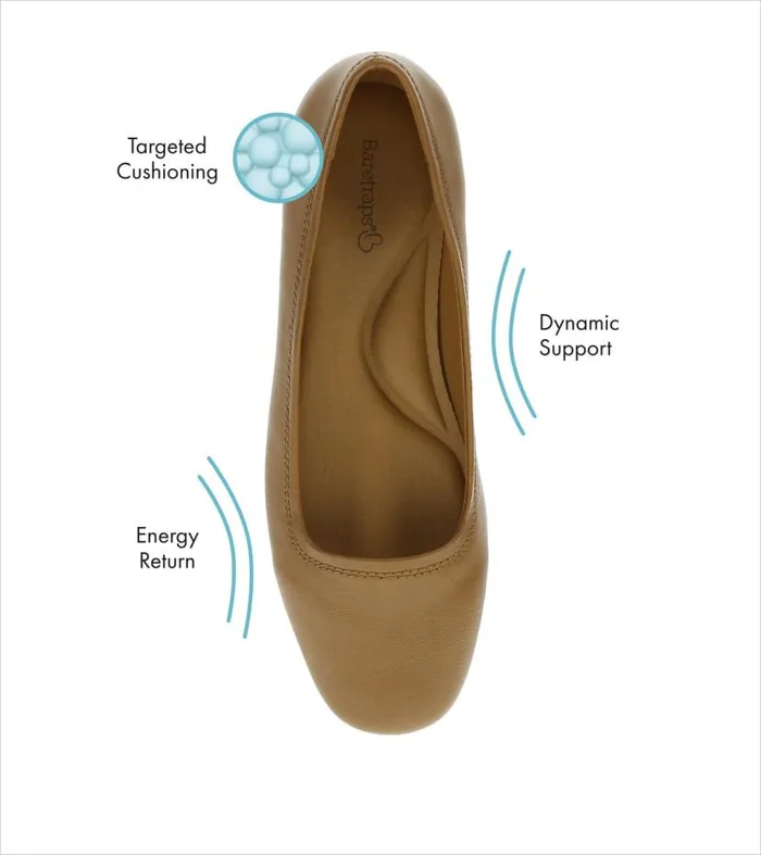 Women Baretraps Flats and Loafers Covette Wedge Slip On Walnut Women Baretraps Flats and Loafers Covette Wedge Slip On Walnut