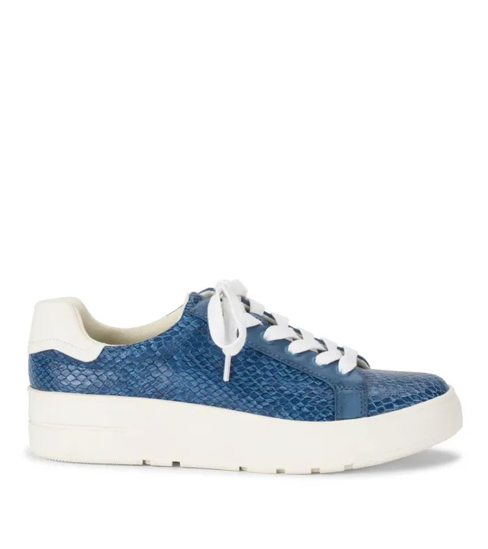 Women Baretraps Flats and Loafers Nishelle Lace Up Sneaker Ocean Snake Women Baretraps Flats and Loafers Nishelle Lace Up Sneaker Ocean Snake
