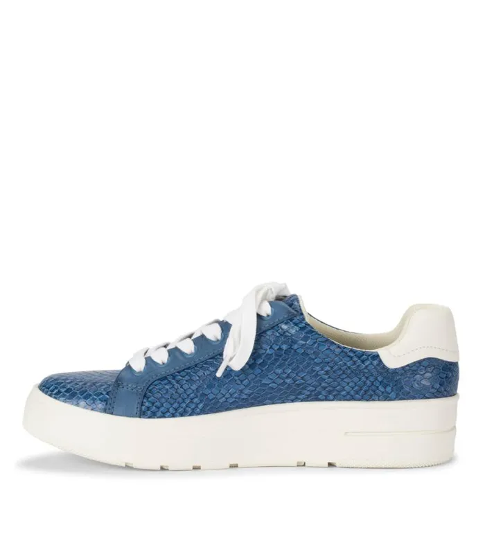 Women Baretraps Flats and Loafers Nishelle Lace Up Sneaker Ocean Snake Women Baretraps Flats and Loafers Nishelle Lace Up Sneaker Ocean Snake