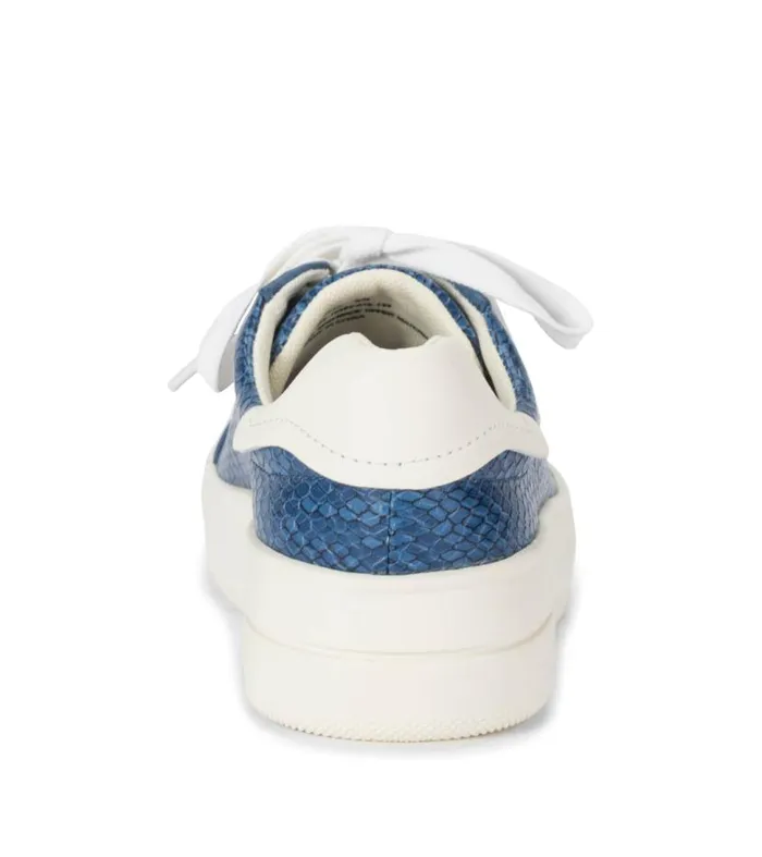 Women Baretraps Flats and Loafers Nishelle Lace Up Sneaker Ocean Snake Women Baretraps Flats and Loafers Nishelle Lace Up Sneaker Ocean Snake