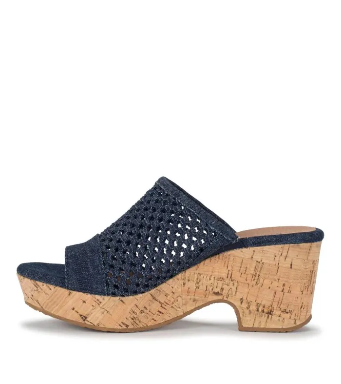Women Baretraps Wedge Sandals Bethie Wedge Sandal Dark Denim