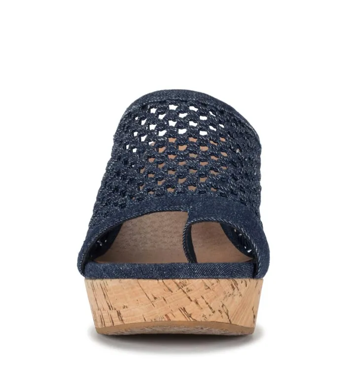 Women Baretraps Wedge Sandals Bethie Wedge Sandal Dark Denim