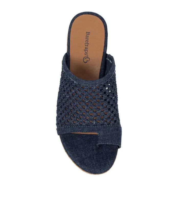 Women Baretraps Wedge Sandals Bethie Wedge Sandal Dark Denim