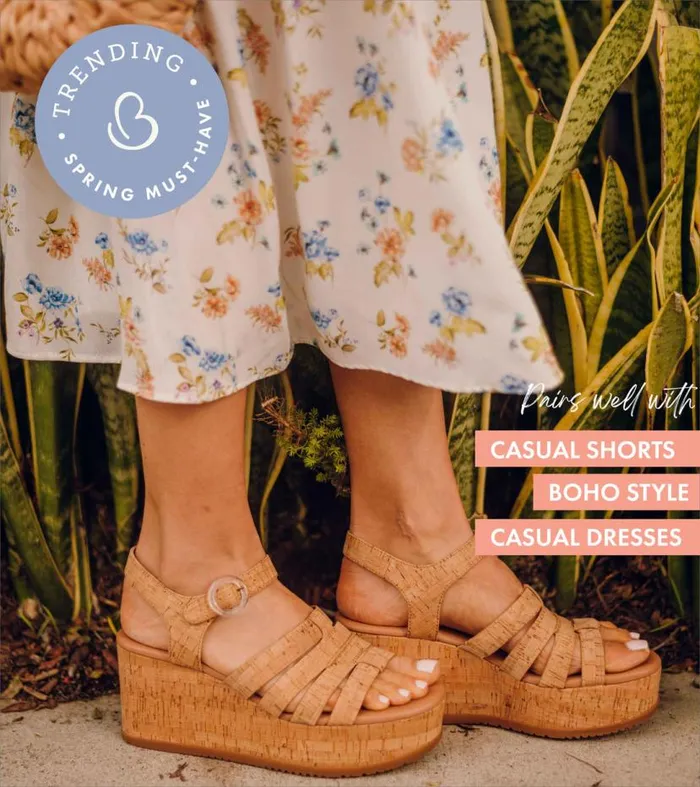 Women Baretraps Wedge Sandals Savannah Wedge Sandal Natural Cork Women Baretraps Wedge Sandals Savannah Wedge Sandal Natural Cork
