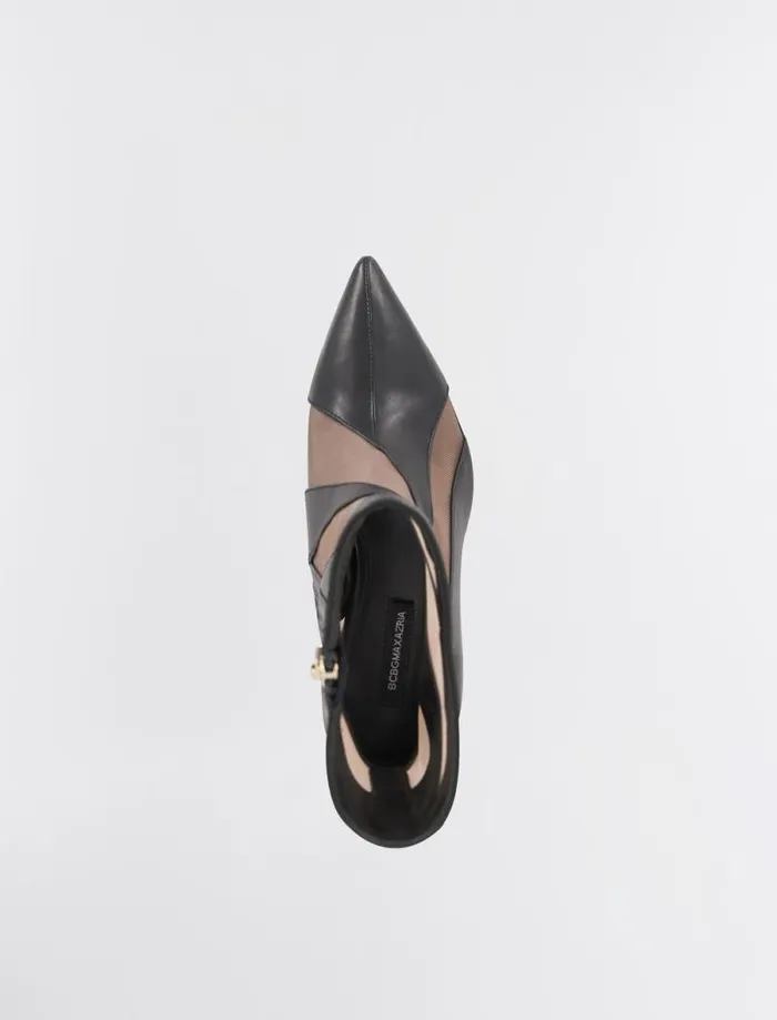 Women BCBG Shoes Reldo Illusion Bootie Black