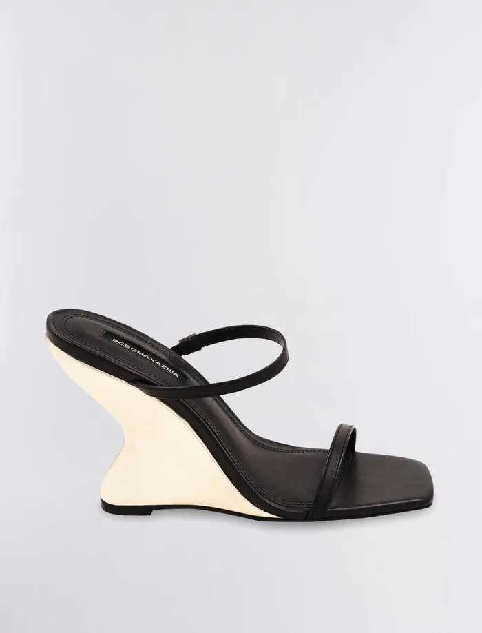 Women BCBG Shoes Westa Wedge Heel Black