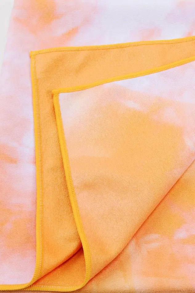 Women Beach Blankets Cupshe Orange Sorbet Tie Dye Beach Blanket Multicolor