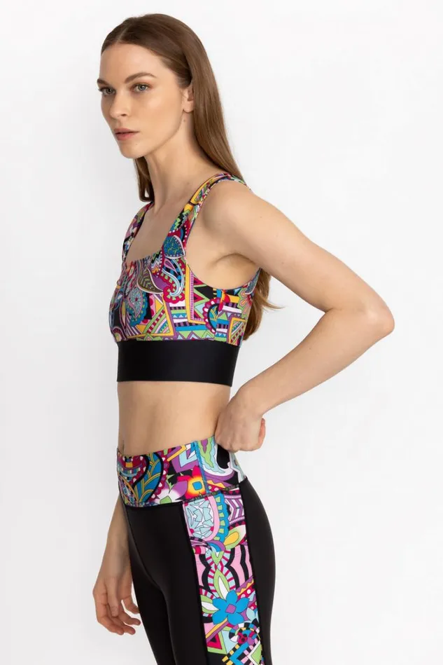 Women BEE ACTIVE REVERSIBLE SQUARE NECK SPORTS Montreux Johnny Was Active Women BEE ACTIVE REVERSIBLE SQUARE NECK SPORTS Montreux Johnny Was Active