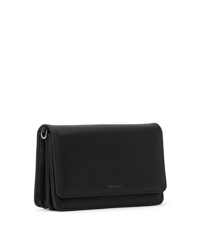 Women Bee Vegan Crossbody Bag 8211 Purity Black Matt and Nat Crossbody