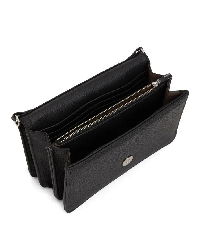 Women Bee Vegan Crossbody Bag 8211 Purity Black Matt and Nat Crossbody
