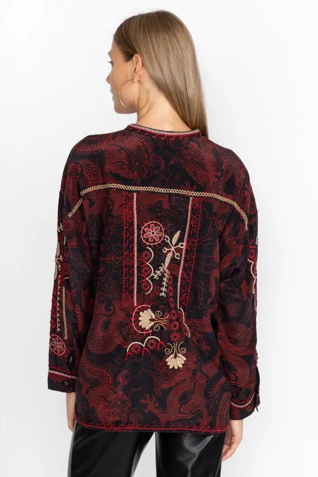Women Belina Tunic Multi Johnny Was Tops Women Belina Tunic Multi Johnny Was Tops