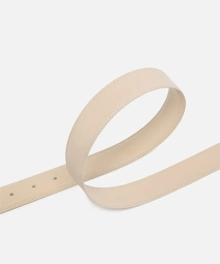 Women Belts Pinko Love Birds Leather Belt 3cm Beigesmoke Greyantiquegold Women Belts Pinko Love Birds Leather Belt 3cm Beigesmoke Greyantiquegold