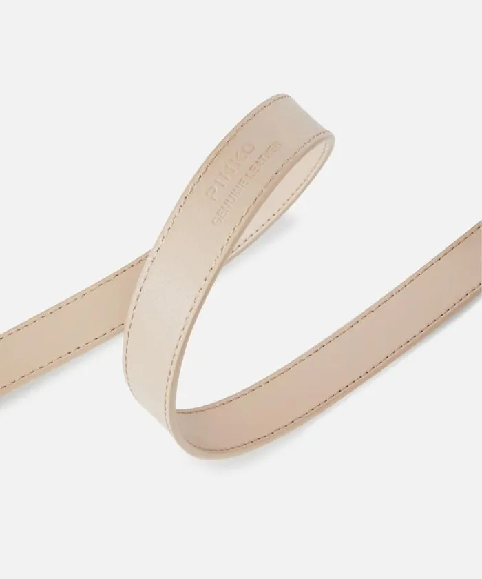 Women Belts Pinko Love Birds Thin Leather Belt 2cm Pinkdusty Pinkantique Gold Women Belts Pinko Love Birds Thin Leather Belt 2cm Pinkdusty Pinkantique Gold