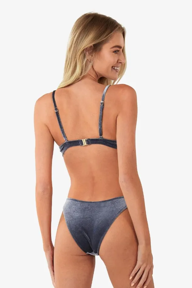 Women Bikini Sets Cupshe Sophie Gray Oring Low Waisted Bikini Gray
