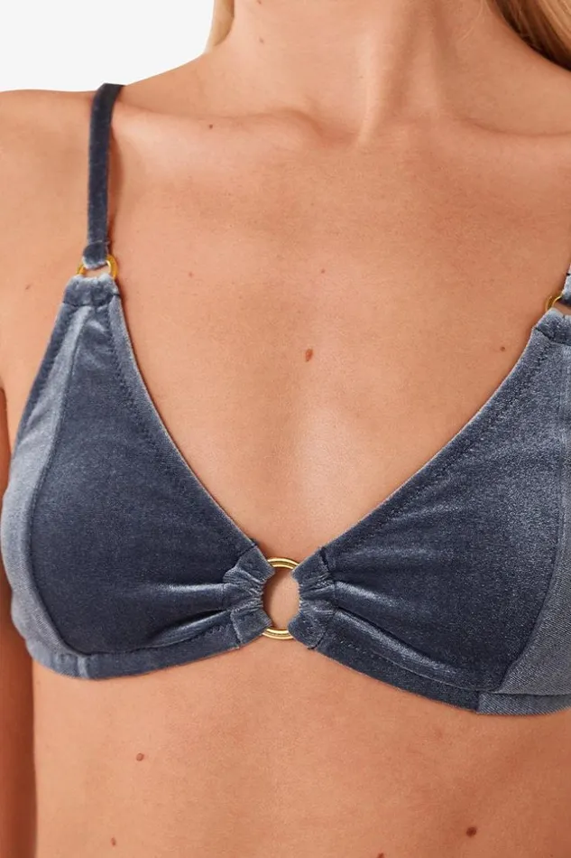 Women Bikini Sets Cupshe Sophie Gray Oring Low Waisted Bikini Gray