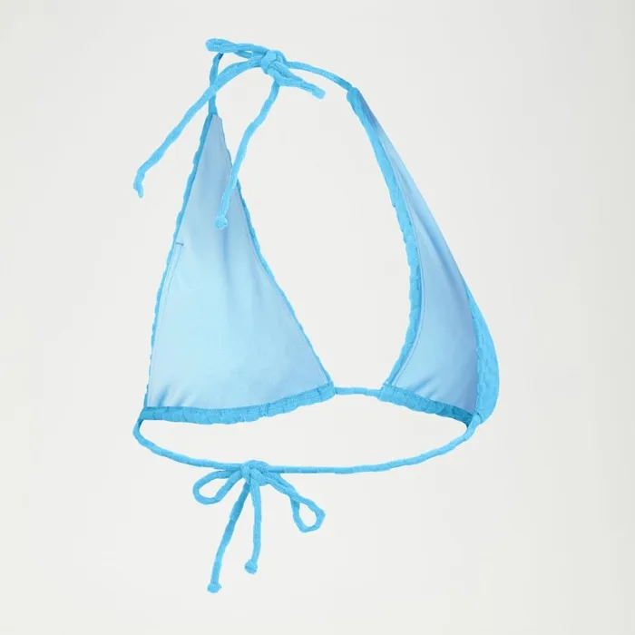 Women Bikinis and Tankinis Speedo FLU3NTE Terry Triange Bikini Top Blue