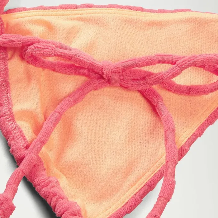Women Bikinis and Tankinis Speedo FLU3NTE Terry Triange Bikini Top Pink
