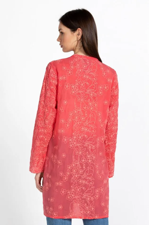 Women Birdie Marisol Tunic Passion Fruit Johnny Was Tops Women Birdie Marisol Tunic Passion Fruit Johnny Was Tops