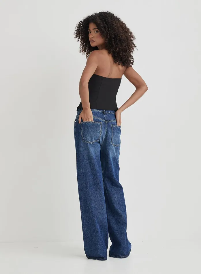 Women Black Tailored Bow Detail Corset Luisa 4th and Reckless Tops
